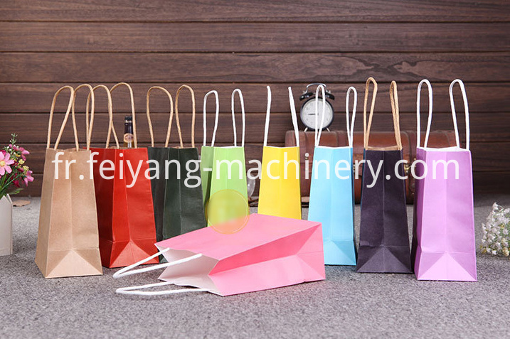 sac en papier coloré kraft 2 colorful paper bag kraft 2